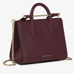 THE STRATHBERRY NANO TOTE In Burgundy